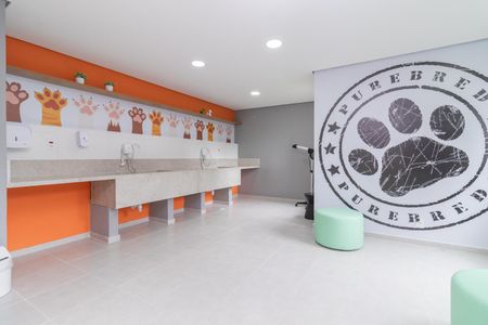 Apartamento para alugar com 40m², 2 quartos e 1 vagaÁrea comum - Espaço Pet