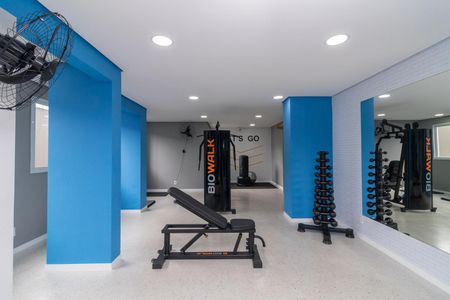 Apartamento para alugar com 40m², 2 quartos e 1 vagaÁrea comum - Academia