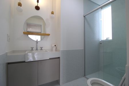 Apartamento para alugar com 63m², 1 quarto e 2 vagasBanheiro da Suíte