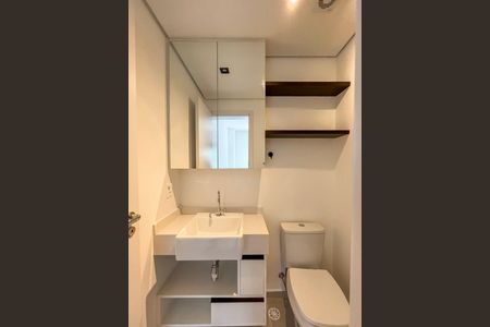 Banheiro de apartamento para alugar com 1 quarto, 23m² em Aclimação, São Paulo