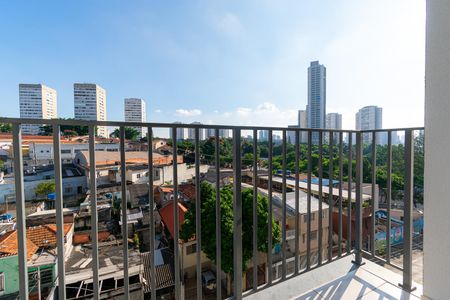 Varanda da Sala de apartamento para alugar com 2 quartos, 42m² em Vila Independencia, São Paulo