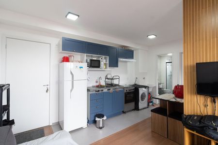 Sala - Cozinha de apartamento para alugar com 2 quartos, 37m² em Vila Sonia, São Paulo