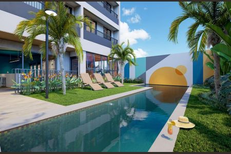 Studio à venda com 24m², 1 quarto e sem vagaÁrea comum - Piscina