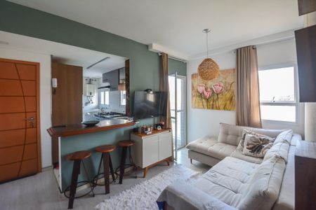 Sala de apartamento para alugar com 2 quartos, 70m² em Jardim do Mar, São Bernardo do Campo