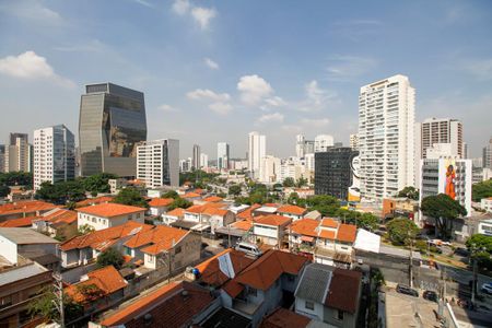 Vista da Varanda de kitnet/studio à venda com 1 quarto, 26m² em Pinheiros, São Paulo