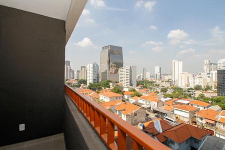 Varanda de kitnet/studio à venda com 1 quarto, 26m² em Pinheiros, São Paulo