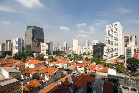 Vista da Varanda de kitnet/studio à venda com 1 quarto, 26m² em Pinheiros, São Paulo