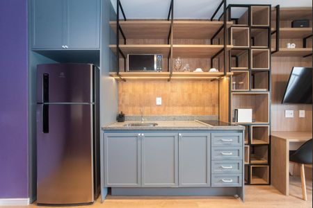 Studio à venda com 24m², 1 quarto e sem vagaCozinha