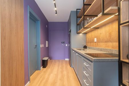 Studio à venda com 24m², 1 quarto e sem vagaCozinha