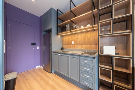 Studio à venda com 24m², 1 quarto e sem vagaCozinha
