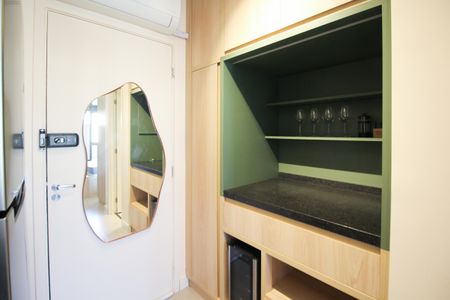 Studio para alugar com 24m², 1 quarto e sem vaga Studio para alugar com 24m², 1 quarto e sem vagaCozinha