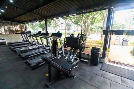 Apartamento para alugar com 45m², 2 quartos e 1 vaga Apartamento para alugar com 45m², 2 quartos e 1 vagaÁrea comum - Academia