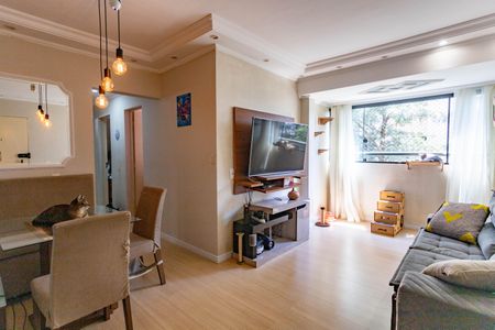 Sala  de apartamento à venda com 2 quartos, 51m² em Jardim Melo, Diadema