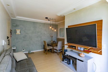 Sala  de apartamento à venda com 2 quartos, 51m² em Jardim Melo, Diadema