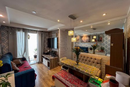 Sala de apartamento para alugar com 2 quartos, 47m² em Taboão, São Paulo