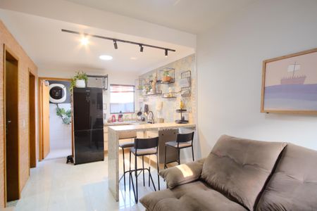 Sala de apartamento à venda com 2 quartos, 45m² em Vila Antonina, São Paulo