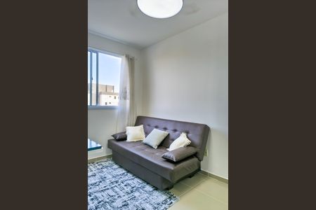 Sala de apartamento para alugar com 2 quartos, 43m² em Vila Sonia, Praia Grande