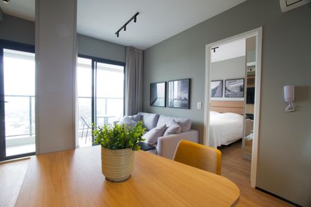 Sala de apartamento para alugar com 1 quarto, 35m² em Jardins, São Paulo