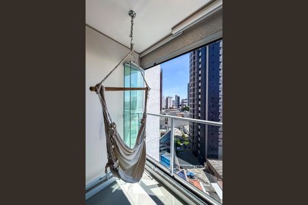 Varanda da Sala de apartamento para alugar com 1 quarto, 40m² em Vila Regente Feijó, São Paulo