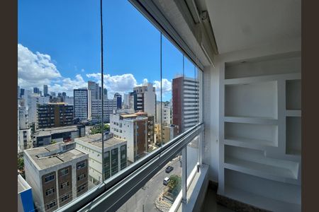 Varanda da Sala de apartamento para alugar com 3 quartos, 120m² em Pituba, Salvador