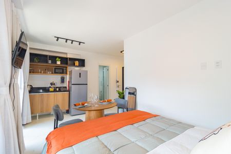 Studio para alugar com 34m², 1 quarto e sem vaga Studio para alugar com 34m², 1 quarto e sem vagaQuarto