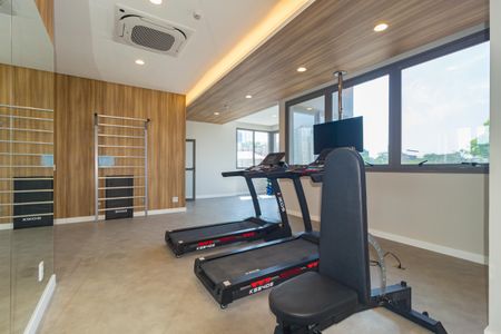 Studio para alugar com 34m², 1 quarto e sem vaga Studio para alugar com 34m², 1 quarto e sem vagaAcademia