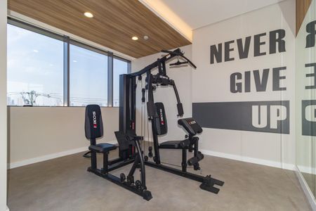 Studio para alugar com 34m², 1 quarto e sem vaga Studio para alugar com 34m², 1 quarto e sem vagaAcademia