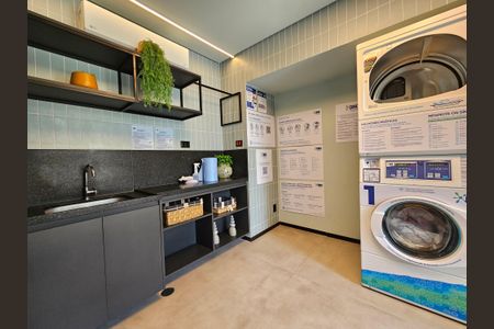 Studio para alugar com 28m², 1 quarto e sem vagaLavanderia