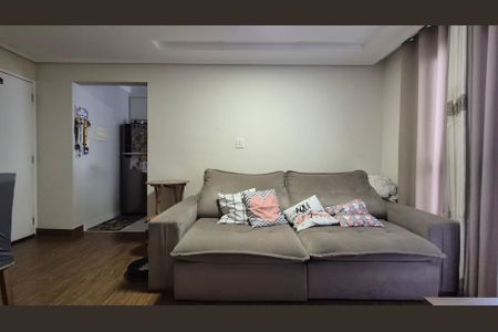 Sala de apartamento à venda com 2 quartos, 48m² em Parque Jaçatuba, Santo André