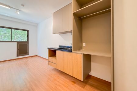Studio para alugar com 24m², 1 quarto e sem vaga Studio para alugar com 24m², 1 quarto e sem vagaCozinha