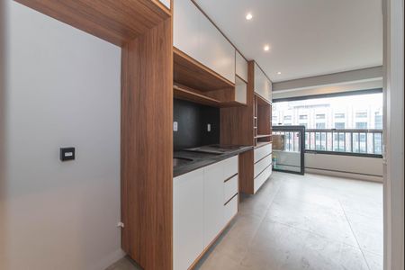 Cozinha de kitnet/studio para alugar com 1 quarto, 24m² em Vila Cordeiro, São Paulo