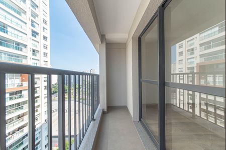 Varanda de kitnet/studio para alugar com 1 quarto, 24m² em Vila Cordeiro, São Paulo