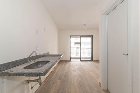 Cozinha de apartamento à venda com 1 quarto, 24m² em Vila Cordeiro, São Paulo