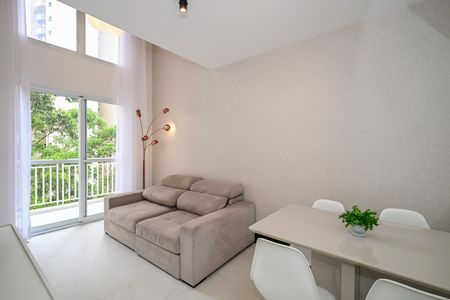 Sala de apartamento para alugar com 1 quarto, 50m² em Vila Andrade, São Paulo
