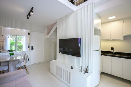 Sala de apartamento para alugar com 1 quarto, 50m² em Vila Andrade, São Paulo