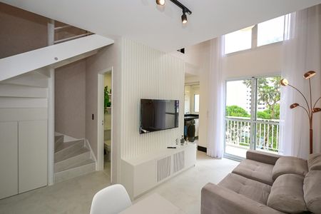 Sala de apartamento para alugar com 1 quarto, 50m² em Vila Andrade, São Paulo