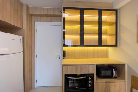 Cozinha de kitnet/studio para alugar com 1 quarto, 42m² em Ipiranga, São Paulo