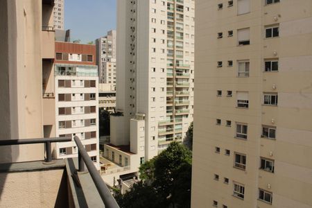 Apartamento à venda com 40m², 1 quarto e 1 vagaVista da varanda