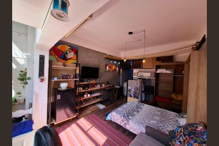 Sala/Quarto de apartamento para alugar com 1 quarto, 25m² em Lapa, Rio de Janeiro