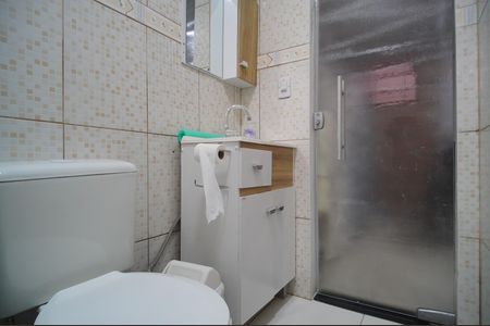 Banheiro de kitnet/studio à venda com 1 quarto, 22m² em Centro, São Leopoldo