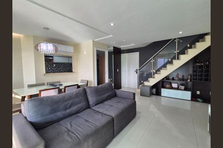 Sala  de apartamento à venda com 4 quartos, 235m² em Barra da Tijuca, Rio de Janeiro