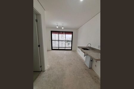 Cozinha de apartamento à venda com 1 quarto, 24m² em Santo Amaro, São Paulo