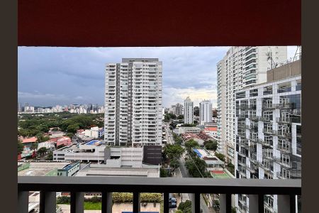 Varanda de apartamento à venda com 1 quarto, 24m² em Santo Amaro, São Paulo