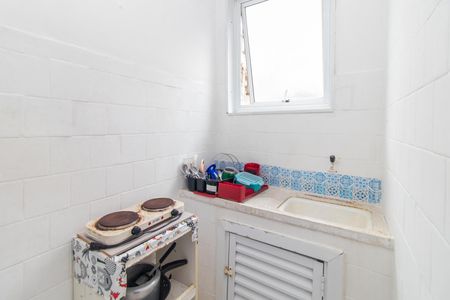 Cozinha de apartamento para alugar com 1 quarto, 19m² em Centro Histórico, Porto Alegre