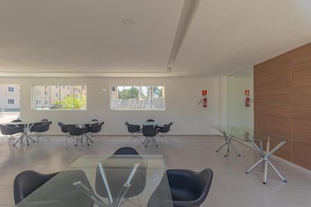 Apartamento para alugar com 44m², 2 quartos e 1 vagaÁrea comum - Salão de festas