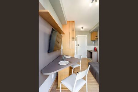 Studio para alugar com 32m², 1 quarto e sem vaga Studio para alugar com 32m², 1 quarto e sem vagaSala