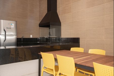 Studio para alugar com 32m², 1 quarto e sem vaga Studio para alugar com 32m², 1 quarto e sem vagaÁrea comum - Churrasqueira