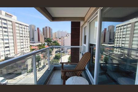 Studio para alugar com 32m², 1 quarto e sem vagaVaranda