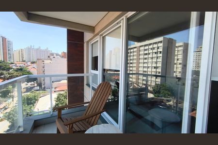 Studio para alugar com 32m², 1 quarto e sem vagaVaranda