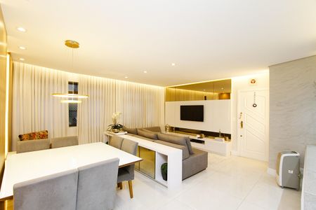 Sala de apartamento à venda com 3 quartos, 107m² em Buritis, Belo Horizonte